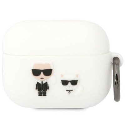 Фото - Чохол для навушників Karl Lagerfeld Etui na słuchawki  Silicone Karl & Choupette do Apple AirPod 