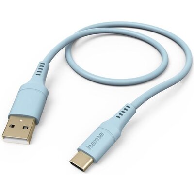 Фото - Кабель Hama Kabel USB – USB-C  Flexible 1.5 m Niebieski 