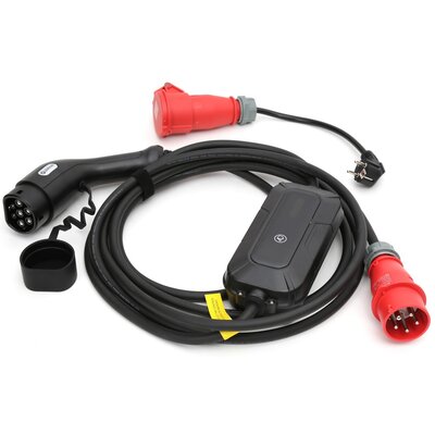 Фото - Зарядний кабель для електромобіля Platinet Ładowarka do samochodu elektrycznego  EV/PHEV AC Type 2 11kW 