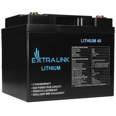 Фото - Батарея для ДБЖ ExtraLink Akumulator  EX.30431 40Ah 12.8V 