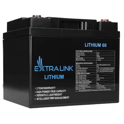 Фото - Батарея для ДБЖ ExtraLink Akumulator  EX.30448 60Ah 12.8V 