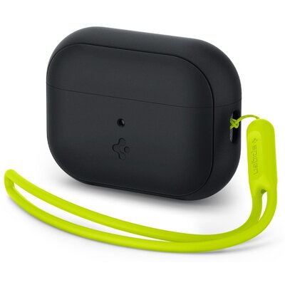 Zdjęcia - Etui na słuchawki Spigen   Silicone Fit Strap do Apple Airpods Pro 1/2 Czarn 