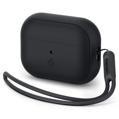 Фото - Чохол для навушників Spigen Etui na słuchawki  Silicone Fit Strap do Apple Airpods Pro 1/2 Czarn 