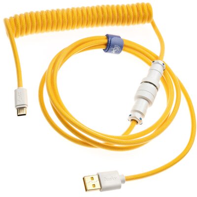 Zdjęcia - Kabel Ducky  USB-C - USB-A  Premicord Yellow  1.8 m 