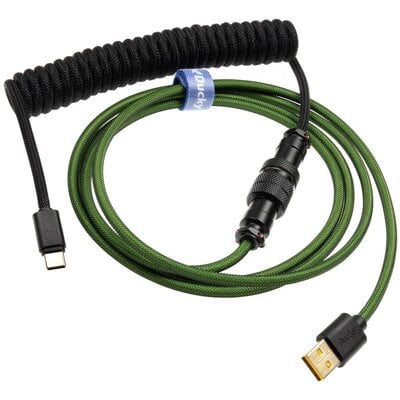 Zdjęcia - Kabel Ducky  USB-C - USB-A  Premicord Pine Green 1.8 m 