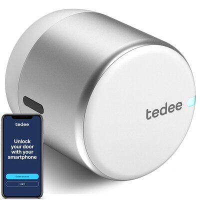 Zdjęcia - Czytnik kontroli dostępu GO Zamek elektroniczny TEDEE  Srebrny Bluetooth 