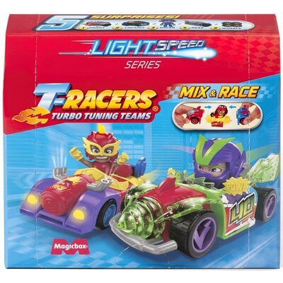 Zdjęcia - Figurka / zabawka transformująca MAGIC Figurka  BOX T-Racers VI Light Speed Car & Racer PTR6D408IN00 (1 zest 