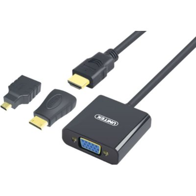 Zdjęcia - Kabel Unitek Adapter VGA - micro HDMI/mini HDMI  0.2 m 